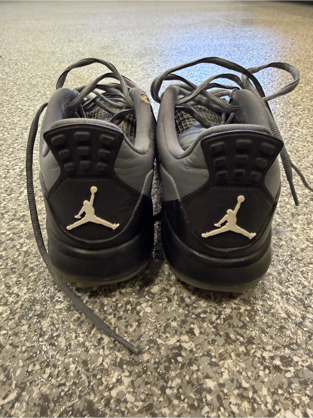 Nike Kids' Black and Gray Jumpman Sneakers